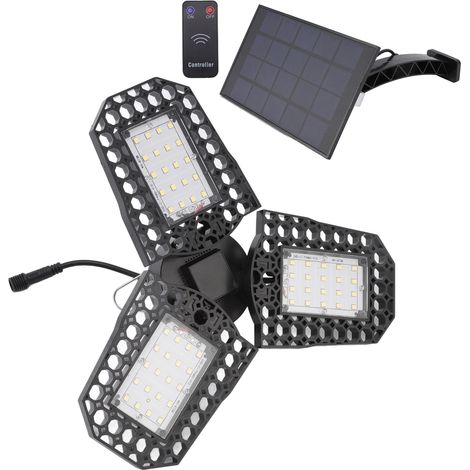 IP65 Wasserdichte Solar-Außenleuchte mit Fernbedienung, LED für Garten und Hof (1/5)