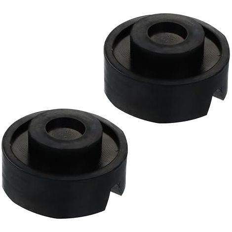 Cabilock Coussinets de 2 Noir Caoutchouc Cric pour Adaptateurs en Stabilisent Patins Résistants à L'usure les Écarts, Lot Pièces Sécurisé Voiture pour Levage (1/5)