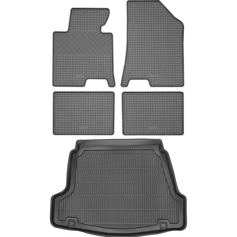 Hyundai i40 Sedán de 2011 a 2019 - Juego de alfombrillas de goma para coche + alfombrilla para maletero (1/5)