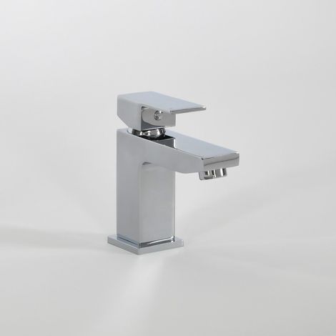 Milano Arvo Mono Basin Mixer Tap with Lever Handle - Chrome (1/5)