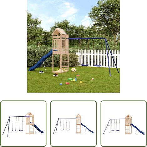 vidaXL Cadre d'escalade - Aire de jeux d'extérieur bois de pin massif (1/5)