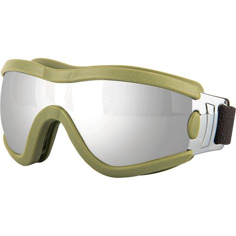 Große Haustierbrille, UV-Schutz, winddicht, Hunde-Sonnenbrille mit verstellbarem Riemen, 1 Paar, beschlagfrei, für Autofahren im Freien, für große Hunde, Militärgrün. (1/3)