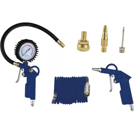 kit 6 accessori per compressore aria compressa ad attacco rapido hyundai