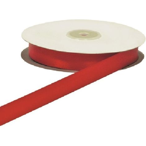 ETM Nastro Doppio Raso 6 Mm 50 Mt Rosso