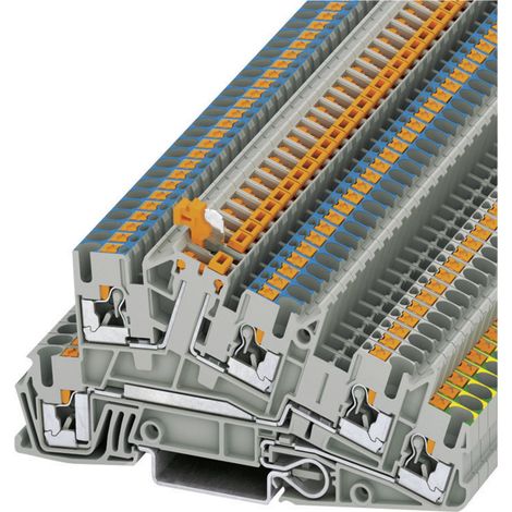 Phoenix Contact 3213955 Installationsschutzleiterklemme 5.2 mm Schnellanschluss  Grau 1 St.