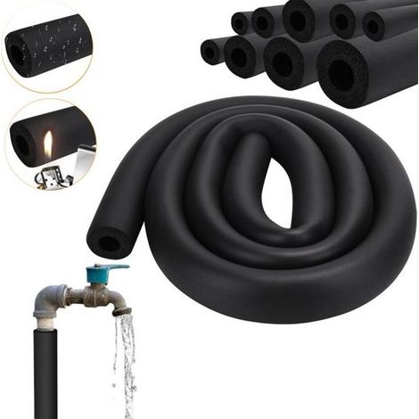 Gaine Isolante en Mousse, Diamètre 43 mm, Protection Antigel pour Tuyaux d'Eau, Chauffage Extérieur et Tubes en Cuivre (1/5)