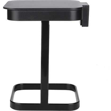 Mini poubelle de bureau, corbeille à déchets de table, panier à ordures de cuisine (noir) (1/5)