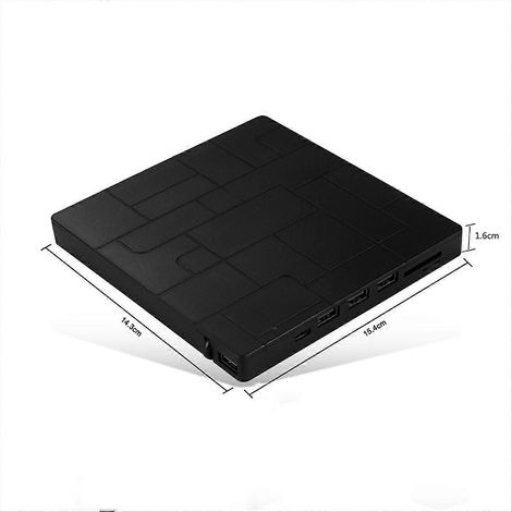 Multifunktionsbrenner für Computer, Laptop, USB, externe Geräte (1/5)