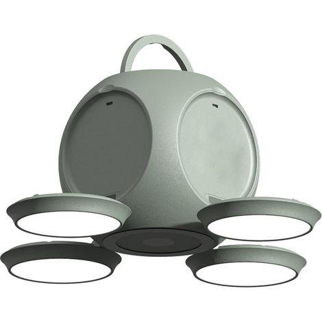 Lampe de Camping Multifonctionnelle pour l'extérieur, Lampes sans fil Portables Montées sur Tente, Vert (1/5)