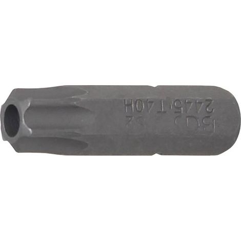 Embout Torx T40 25 mm - Profil T 6,3 mm (1/4) - Perçage pour vissage précis, Acier - D-Work