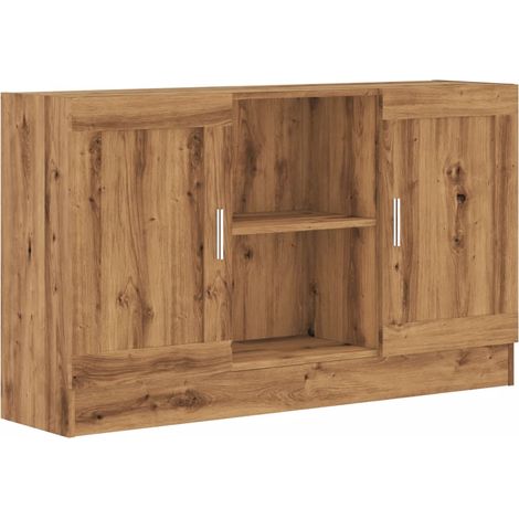 Credenza buffet cassettiera mobile contenitore organizer cucina soggiorno stanza dei bricolage 120 x 30,5 x 70 cm derivati del legno marrone 020030809