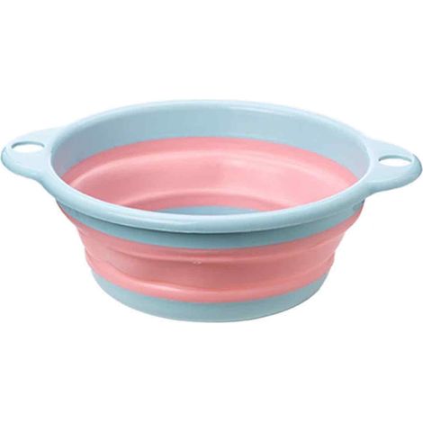 Bassin Pliable - 15 Litres - Polypropylène Alimentaire - Avec Pieds Stables - Pour Camping Et Picnic - 1 Pièce (1/5)