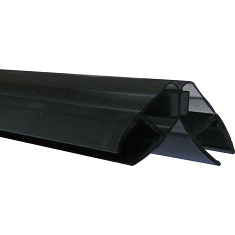 Lot de 2 joints magnétiques à 90° noirs de 220 cm pour verre de 6 à 8 mm (1/5)