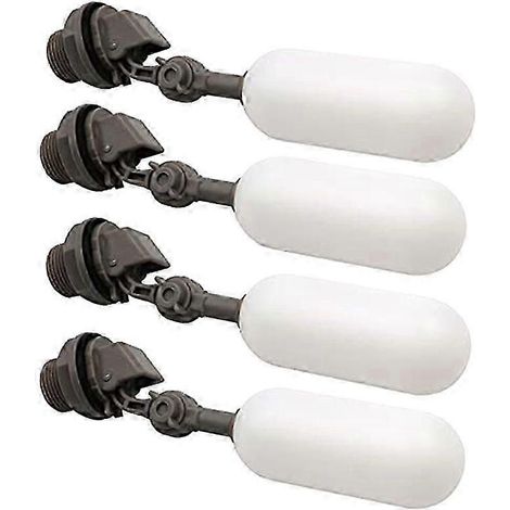 Lot de 4 vannes à flotteur de filtre à eau en plastique de 34 pouces avec bras réglable, compatibles avec l'eau RK. (1/5)