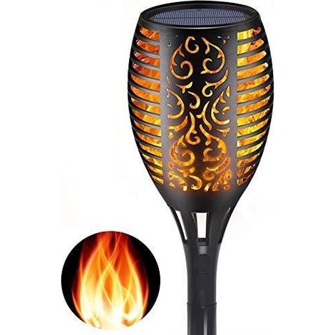 Paletto solare nero singolo Flame (1/5)