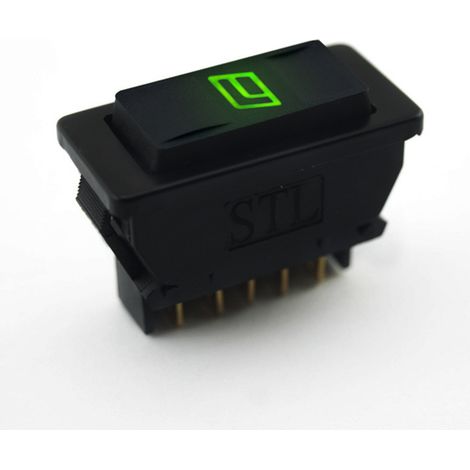 ASW-02D Five-Pin Universal Reset Rocker Switch for Car Windows (Modified) (1/4)