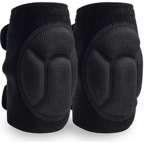 Genouillères confortables et antidérapantes, avec coussinet en mousse épaisse extra pour le nettoyage des sols, le jardinage, le yoga et la construction, doublure intérieure douce et sangles doubles r (1/5)