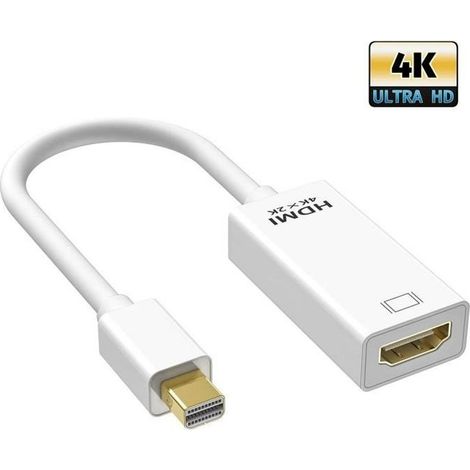 Adaptateur Mini DisplayPort vers HDMI 4K pour MacBook Air/Pro (1/4)