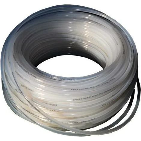 Manguera de cerveza, de dióxido de carbono de 7 mm, vendida por metros Duro, blanco, apto para uso alimentario para bebidas y CO2. (1/2)