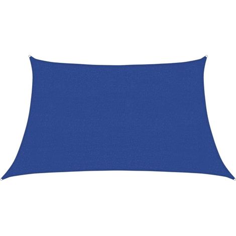 Maison Exclusive - Sonnensegel 160 g/m² Blau 3/4x2 m HDPE