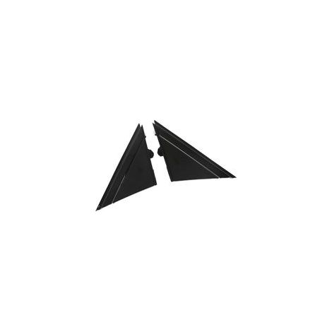 Couvercle de Drapeau de Rétroviseur de Porte 1SH17KX7AA Rétroviseur Gauche Droite Triangle Plaque Garniture Remplacement pour FIAT 500 2012 à 2017 (Noir brillant) (1/5)