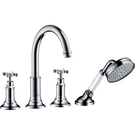 hansgrohe AXOR Montreux Llanta de bañera de 4 agujeros DN15, (1/4)