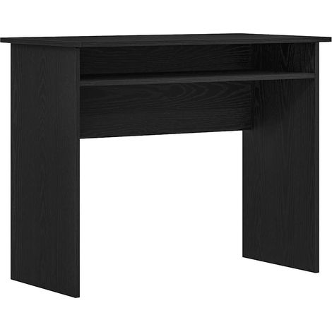 Maison Exclusive - Schreibtisch Schwarz Eichen-Optik 90x50x74 cm