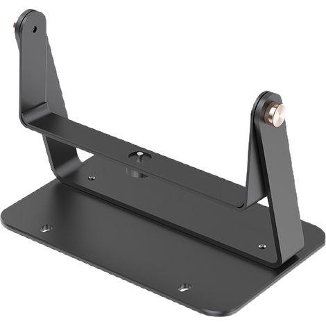 Support de support de projecteur noir universel 3 en 1, utilisable sur table, mur et plafond, supports doubles réglables avec vis standard 1/4 pouce pour projecteurs jusqu'à 26,5 cm (1/4)