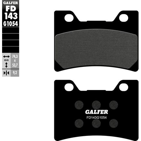 PASTILLAS DE FRENO GALFER KH182 SEMIMETÁLICAS