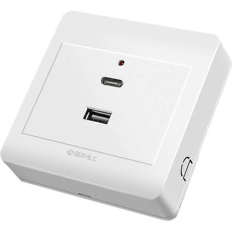Usb Outlet Typec Usb Wall Charger Outlet Charging Power Outlet With Usb Ports-In stock (1/5)