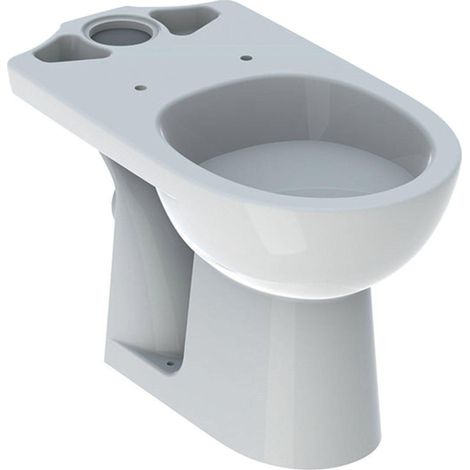 Geberit 203820000 WC sur pied Renova pour alimentation encastrée AP-SPK posé dessus (1/2)