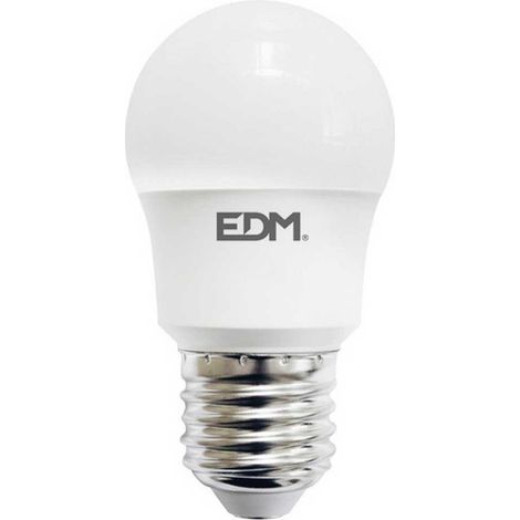 edm E27 Sphérique Ampoule LED Blanc 8.5W 4000K (1/2)