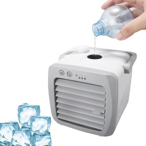 Neue Mini-tragbare Klimaanlage, kleine Klimaanlage, USB-Ventilator, Luftbefeuchter, Ventilator (1/5)