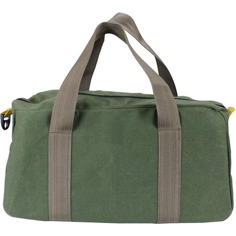 Borsa portautensili, marsupio portautensili, borsa portautensili robusta, borsa portautensili a bocca larga, piccola borsa multiuso, borsa portautensili per idraulica (verde) 14" (1/5)