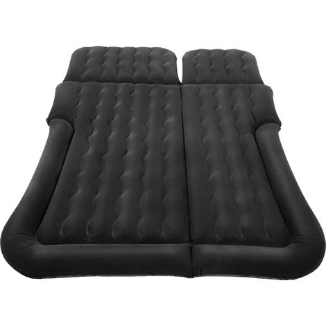 Matelas de voiture, lit gonflable, design ergonomique, noir (1/2)