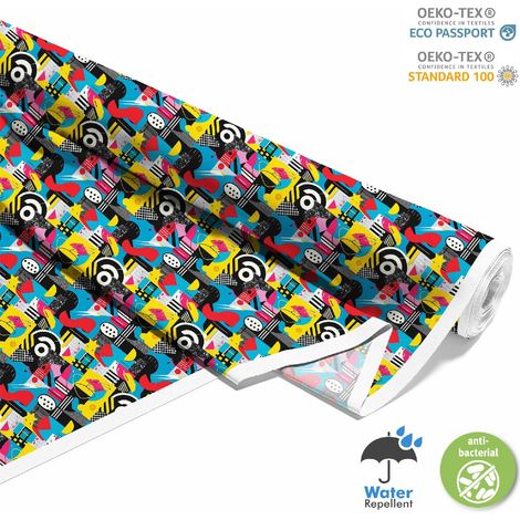 OUTDOOR DEKOSTOFFE OXFORD - Motiv Geometrisch I DX3166