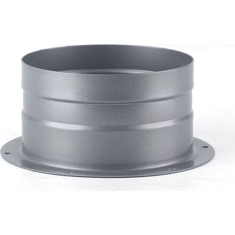 Bride de Rraccordement Bride de de Fixation Murale Connecteur Adaptateur de Conduit d'échappement pour Tuyau de Ventilation Flexible (100mm) (1/5)