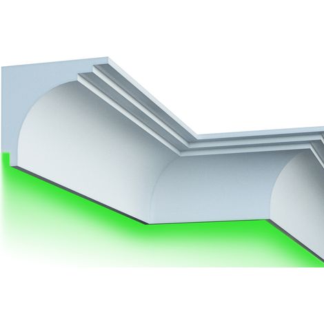 Fassade LED Stuck EPS PU wetterfest 250x220mm KC305 Restposten: 2 Meter / 1 Leiste