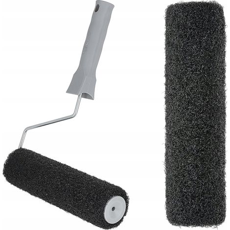 Rouleau à plâtre 25 x 7 cm avec manche Ø6 + rouleau de rechange GEKO G02295 (1/5)