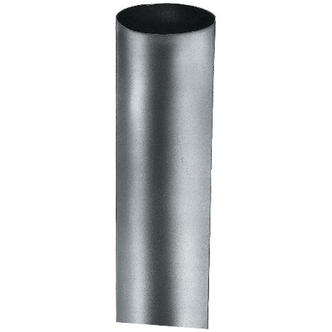 Tuyau cylindrique soudé bord à bord VM Building - ép.0.65mm - Ø100 - Lg 2m - quartz-zinc -220002052