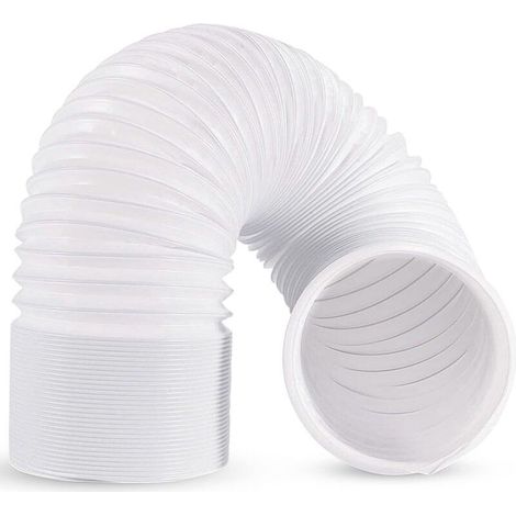 Tuyau Climatiseur Mobile 2m, Tuyau d'évacuation Climatiseur de Diamètre et 200cm de Longueur, Rallonge Gaine Climatiseur Mobile en Matièrè PP (1/5)