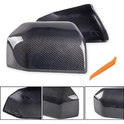 Carbon fiber rearview mirror cover for BMW F20 - LKT153 (15-20 Ford Raptor F150) (1/4)