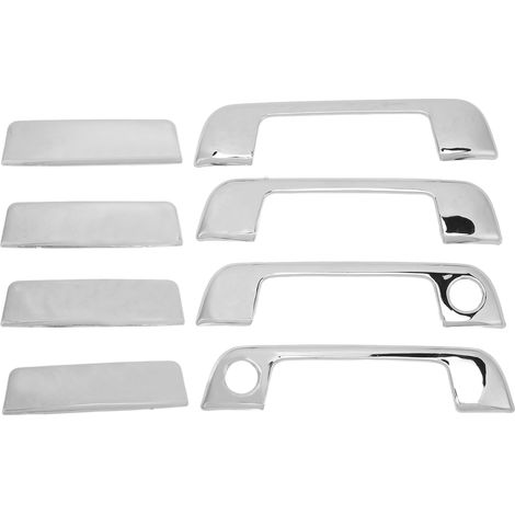 8PCS Poignée de Porte Couvre-Cadres Abs Remplacement Compatible BMW E34 E36 1995‑1999 Accessoire Auto (1/5)