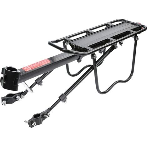 Applicable Porte Bagage Velo ArrièRe Vélo de Route en Alliage d'aluminium Porte-Bagages arrière for 3.3 cm Tube vélos Bagages Selle Sac Porte-Support Support étagère 10 KG Poids Portant Porte Bagage V (1/5)
