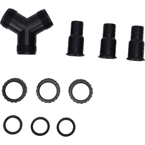 Raccord en Y à 3 voies pour tuyau de 20 mm (0,79 pouce) ou 25 mm (0,98 pouce) - Pompe de bassin, aquarium, filtration, renouvellement d'eau, jardin (1/5)