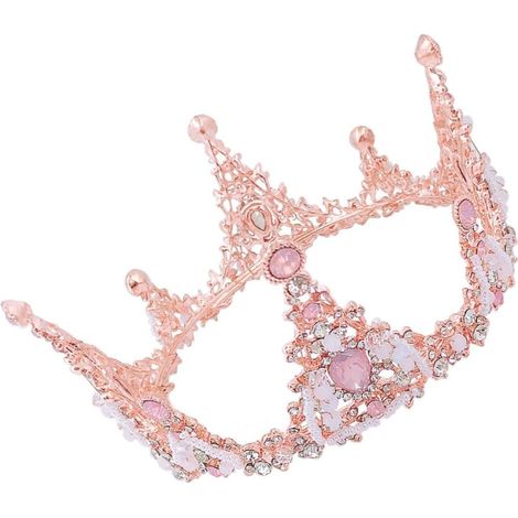 Royal Crown Headband for Boys and Girls in Pink Alloy, Birthday (1/5)