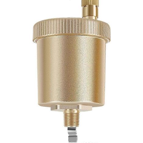Kit de soupape de purge d'air automatique, purgeur d'air automatique de 1/8 pouce, vanne à flotteur automatique compacte en laiton (1/4)