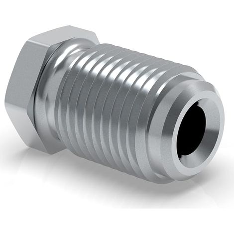 Raccord mâle M12 x 1 pour Tuyau de Frein 4,75 mm évasure DIN type F Connecteur de Freinage Type B 5,0 DIN/ISO 1651 (1/5)