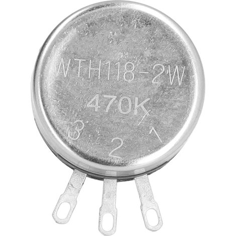 Kit de 20 potentiomètres rotatifs à film de carbone à un tour, assortiment de 20 pièces WTH118‑2W470K (1/5)