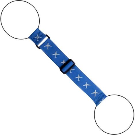 Correas para equipaje y maletas，Cinturón de sujeción seguro para organizar el equipaje，soporte de viaje antideslizante ajustable (1/5)